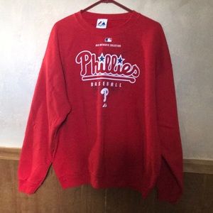 Majestic Philadelphia Phillies Crewneck. Size XL